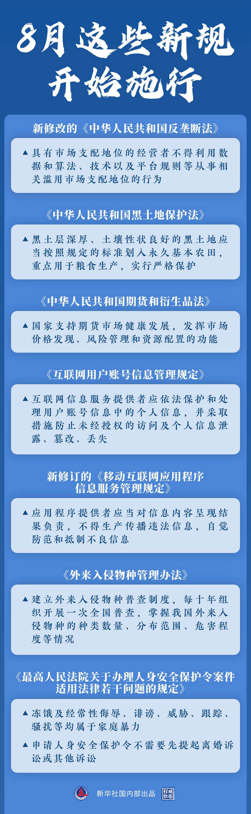 一批關(guān)系國計民生的重要新規(guī)8月起施行